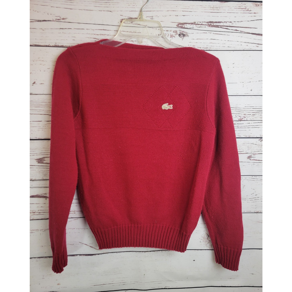 Lacoste Red Women's Sweater Cardigan